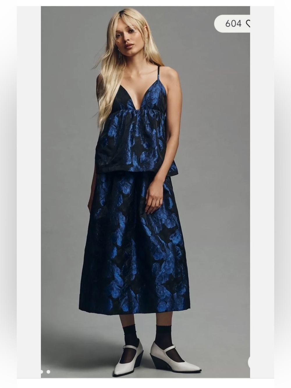 BNWT $228 Anthropologie Sleeveless Open-Back Midi Dress XS Oversize PtP 17-21